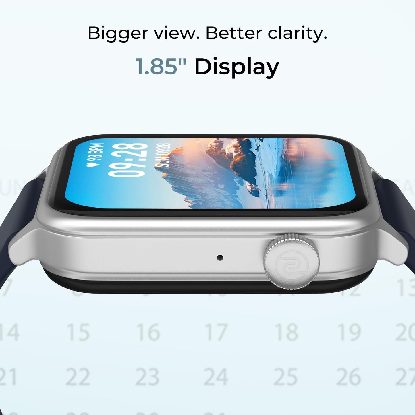 Noise Pulse Hyper Smart Watch with 21 Days Battery, 1.85" Display, AI Watch Faces, 100+ Sports Modes, Health Suite, SpO2 & Heart Rate Monitor, 1ATM Water Resistant(Jet Black)