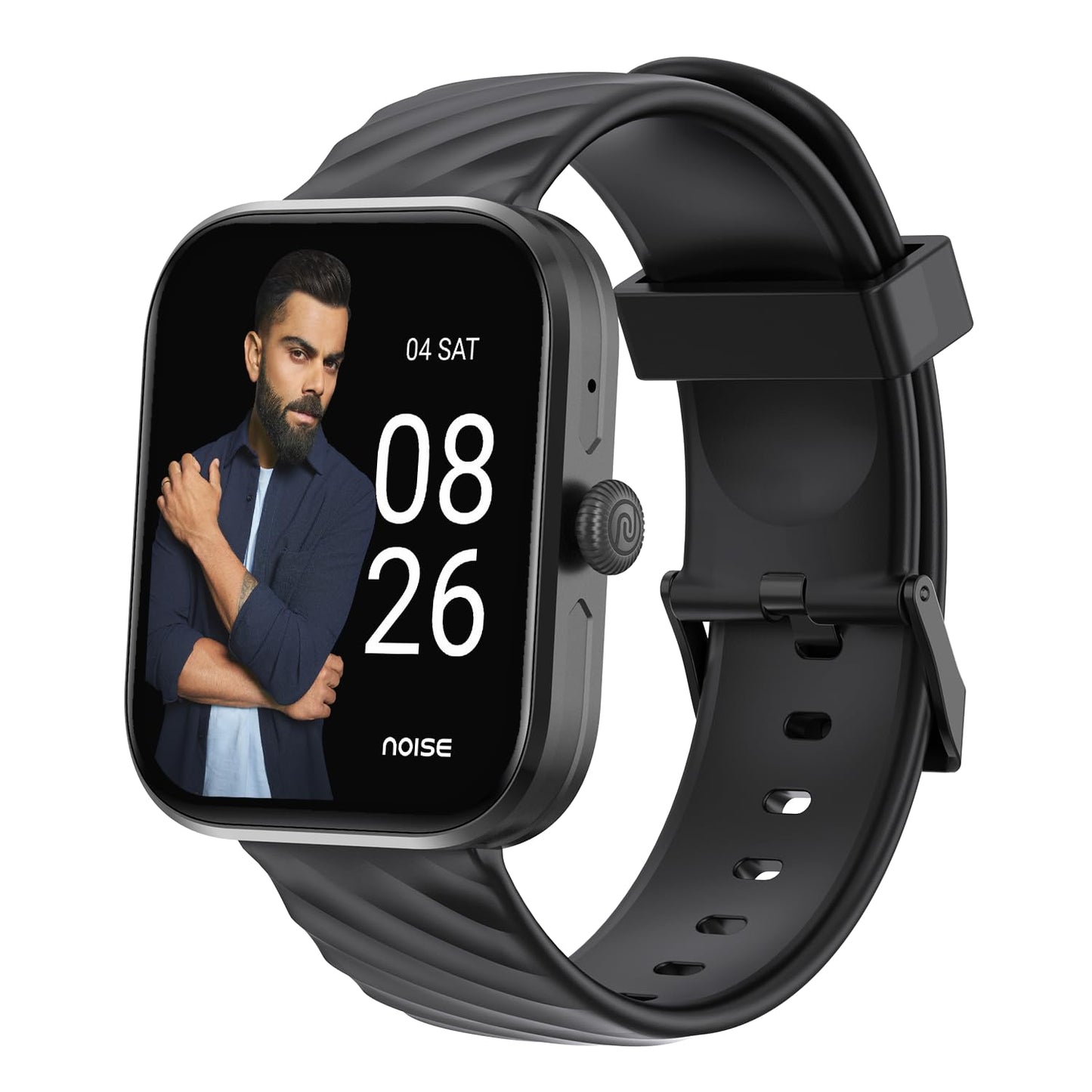 Noise Newly Launched ColorFit Spark with Massive 2" HD Display, Bluetooth Calling, 150+ Watch Faces, 100+ Sports Modes, 7 Days Battery Life Smart Watch for Men and Women - (Jet Black)