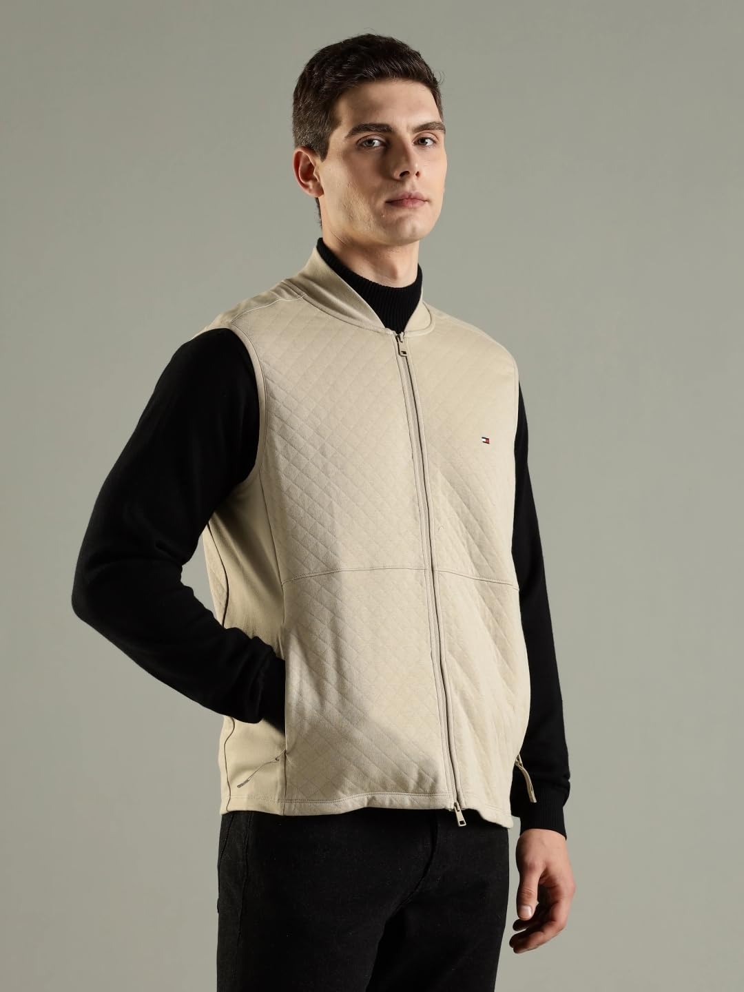 Solid Regular Fit Cotton Jacket