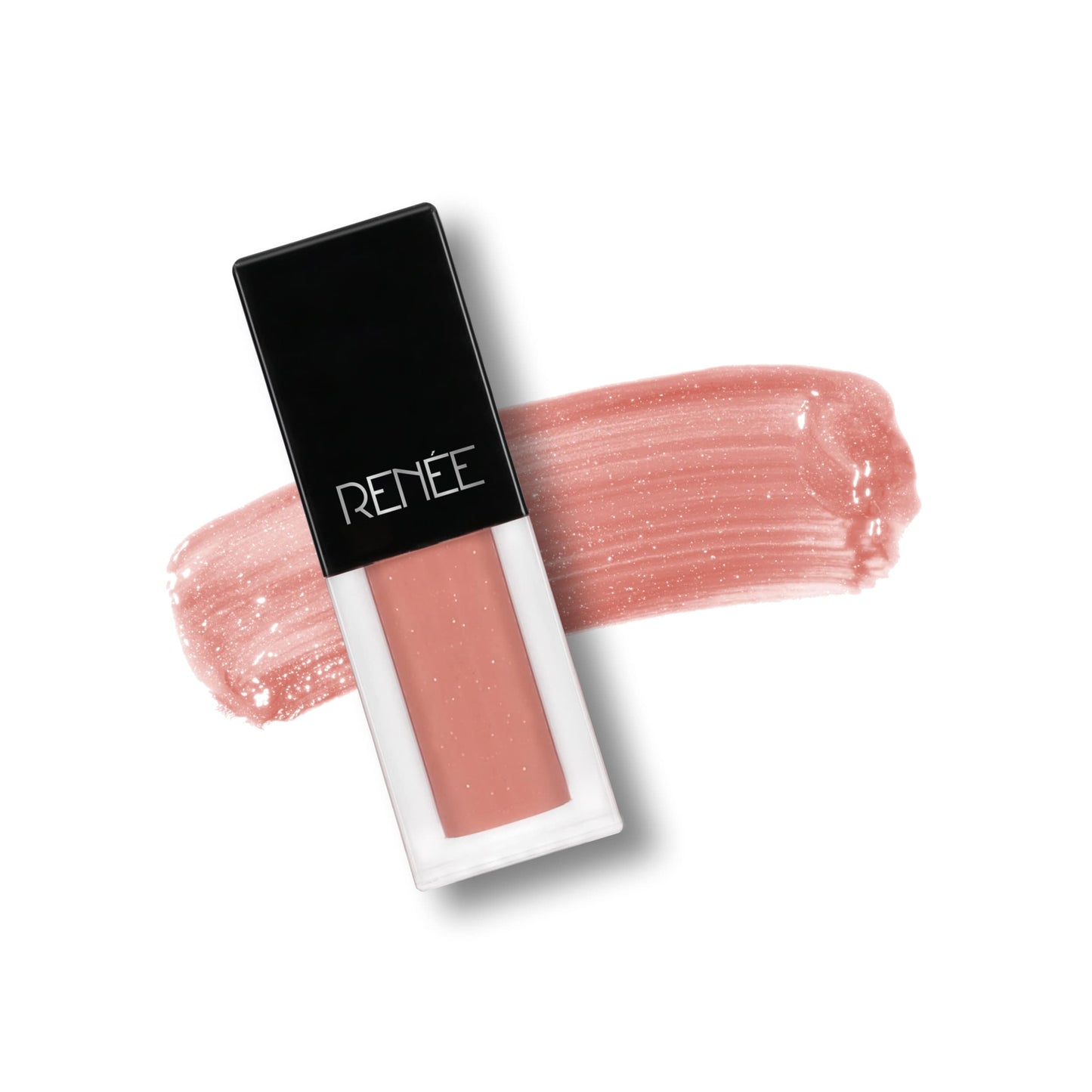 RENEE See Me Shine Lip Gloss - No Show Nude 2.5ml, Non Sticky Glossy & Non Drying Formula, Moisturizing Effect, Compact and Easy to Carry