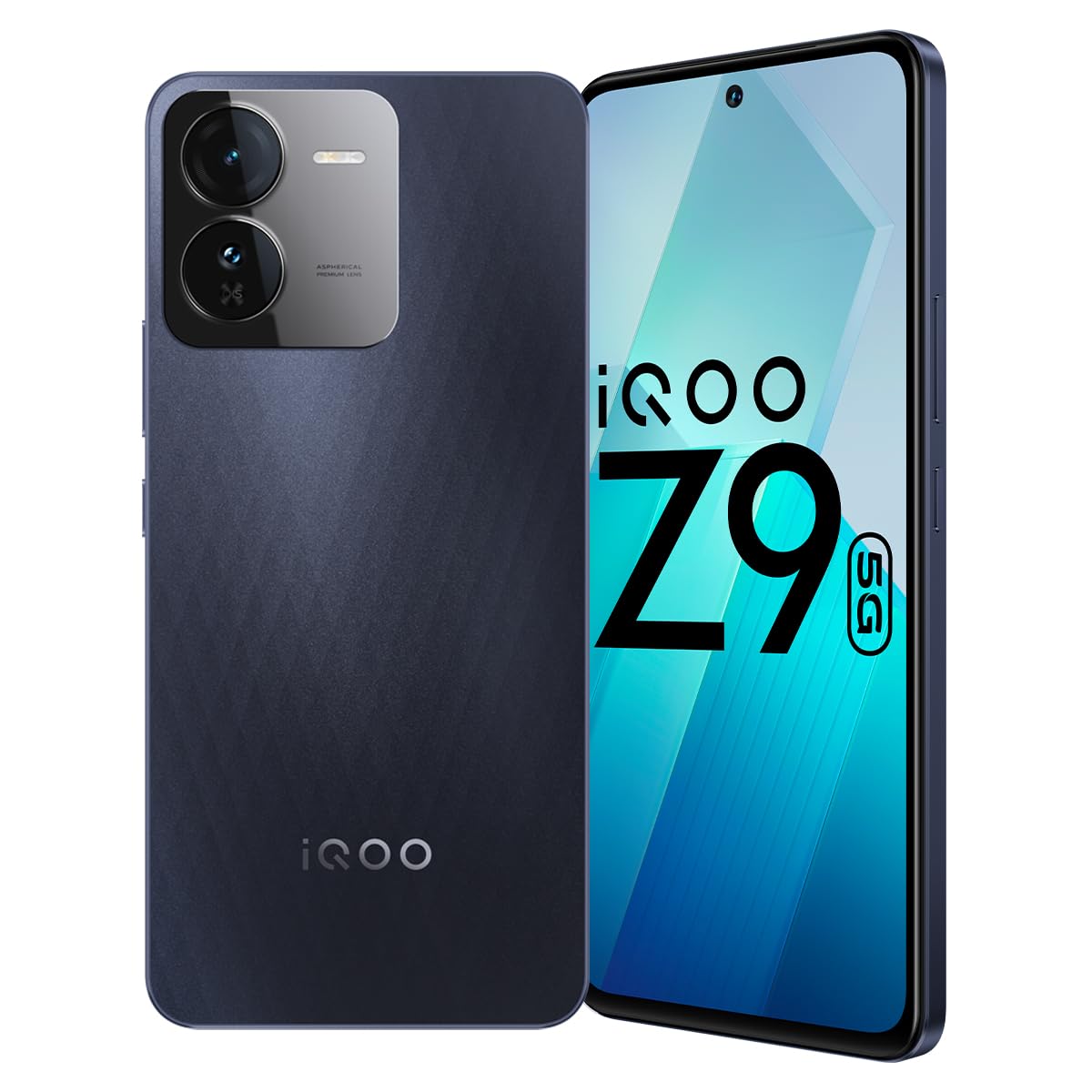 iQOO Z9 5G (Graphene Blue, 8GB RAM, 128GB Storage) | Dimensity 7200 5G Processor | Sony IMX882 OIS Camera | 120Hz AMOLED with 1800 nits Local Peak Brightness | 44W Charger in The Box