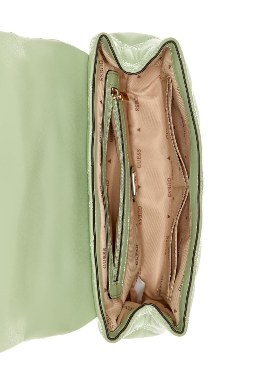 GUESS Celadon Quilted Tamsin Convertible Flap Crossbody Bag