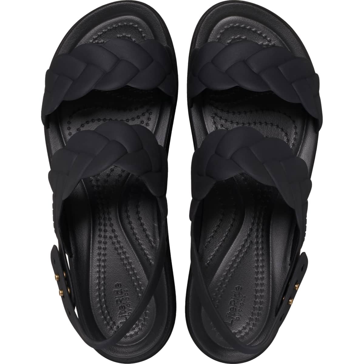 Crocs Brooklyn Woven Upper LW Blk/Blk Sandal