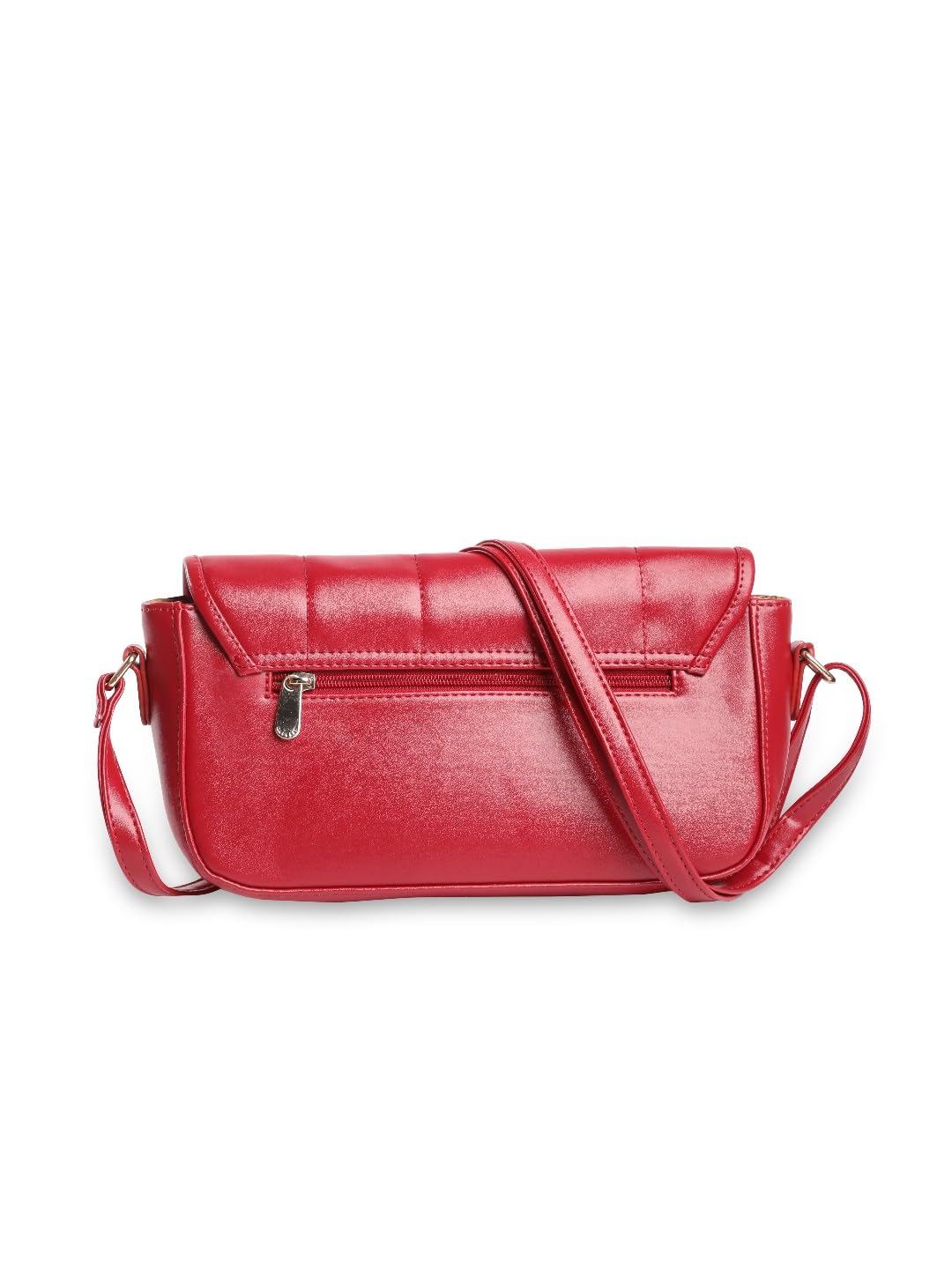 Caprese POPPY SOLID BORDEAUX FAUX LEATHER LARGE SLING