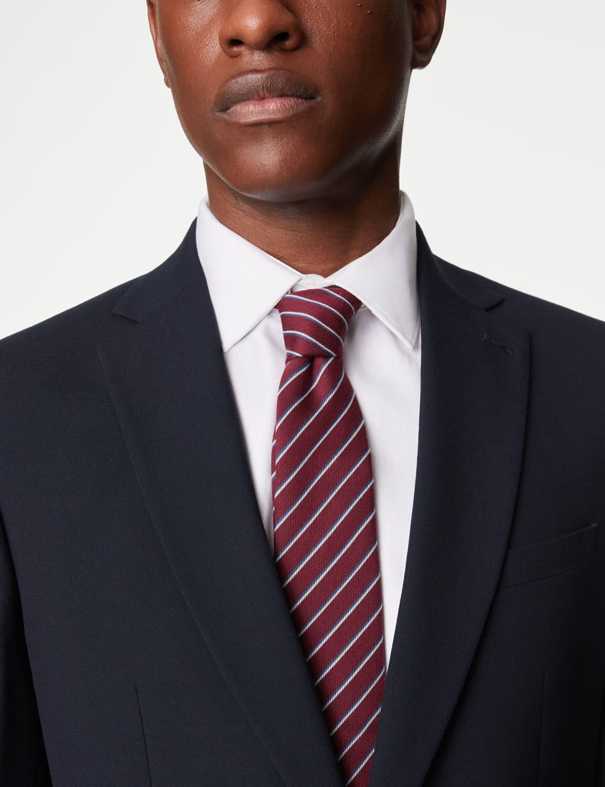 Marks & Spencer Men's A-Line Coat (T15/0907F_Navy