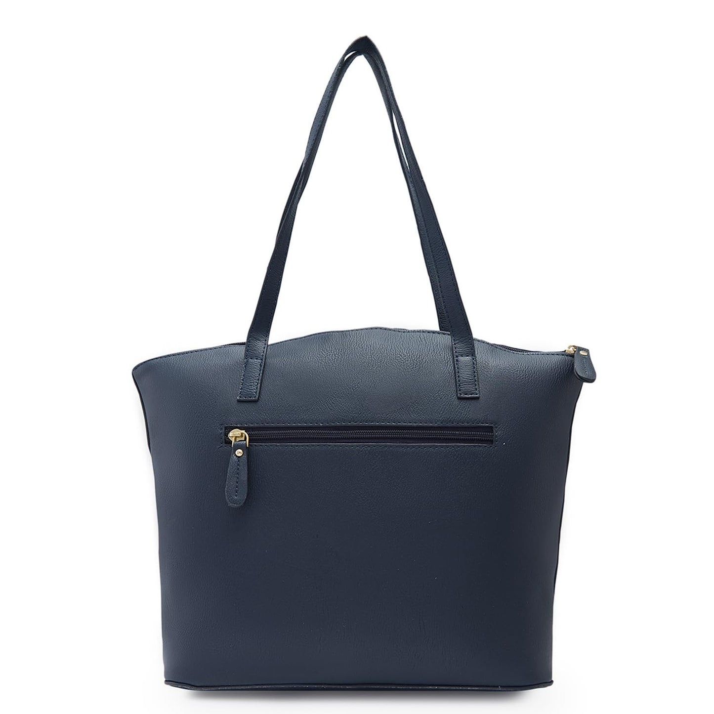 Caprese Viola Satchel, Navy-Medium | Chic & Stylish Handbag for Women with Multiple Compartments | Secure Top Zip | Perfect for Casual & Daily Use