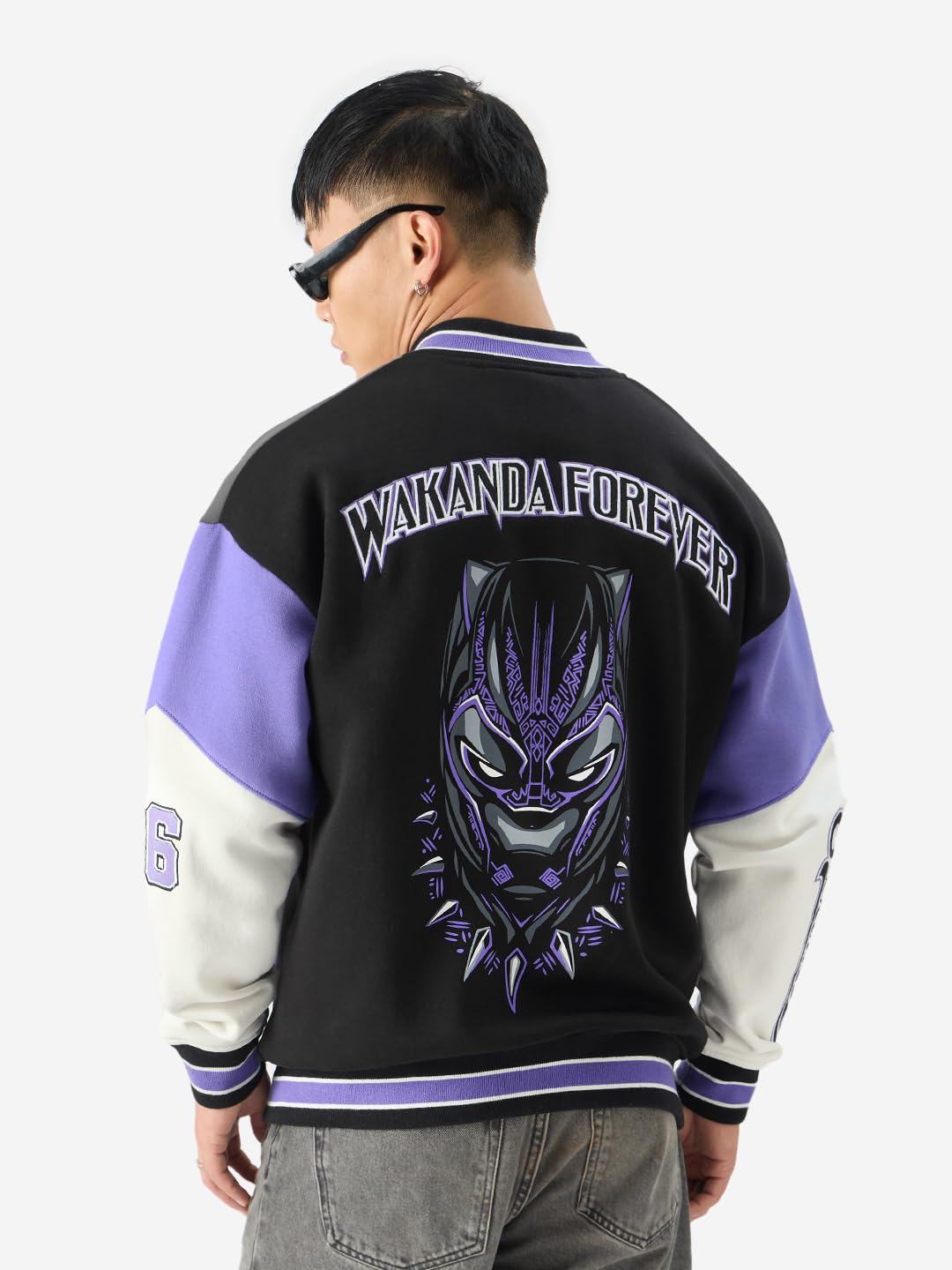 The Souled Store Black Panther: The King Varsity Jackets