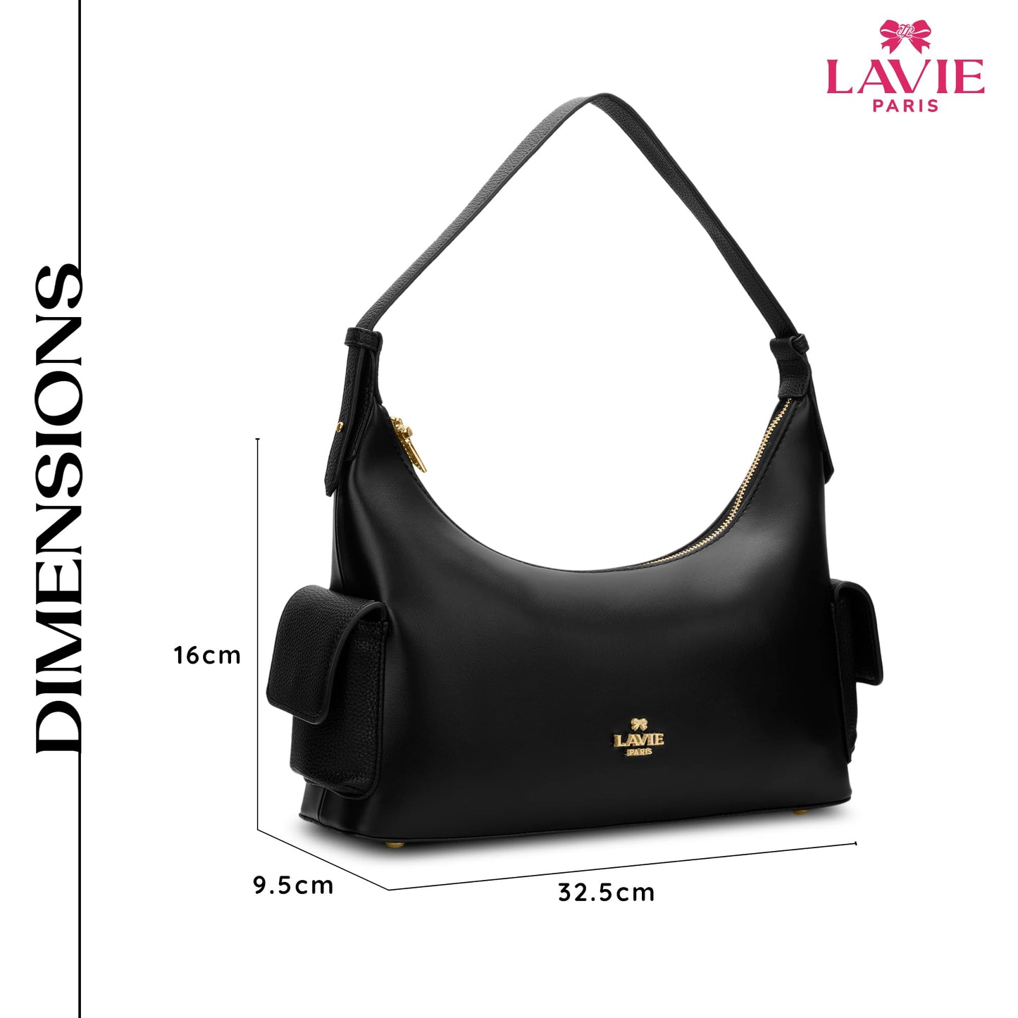 LAVIE PARIS Women's Pisa Hobo Bag | Hobo Handbag for Work | Ladies Purse | Stylish Shoulder Bag | Gift For Women