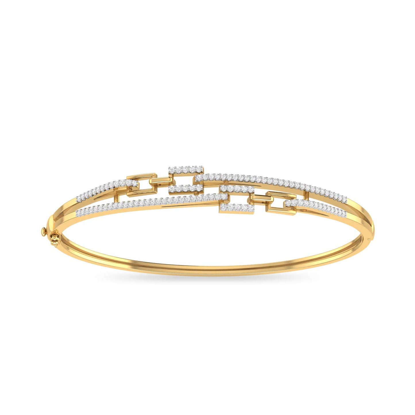 PC Jeweller 14k (585) Yellow Gold and Solitaire Bracelet for Women