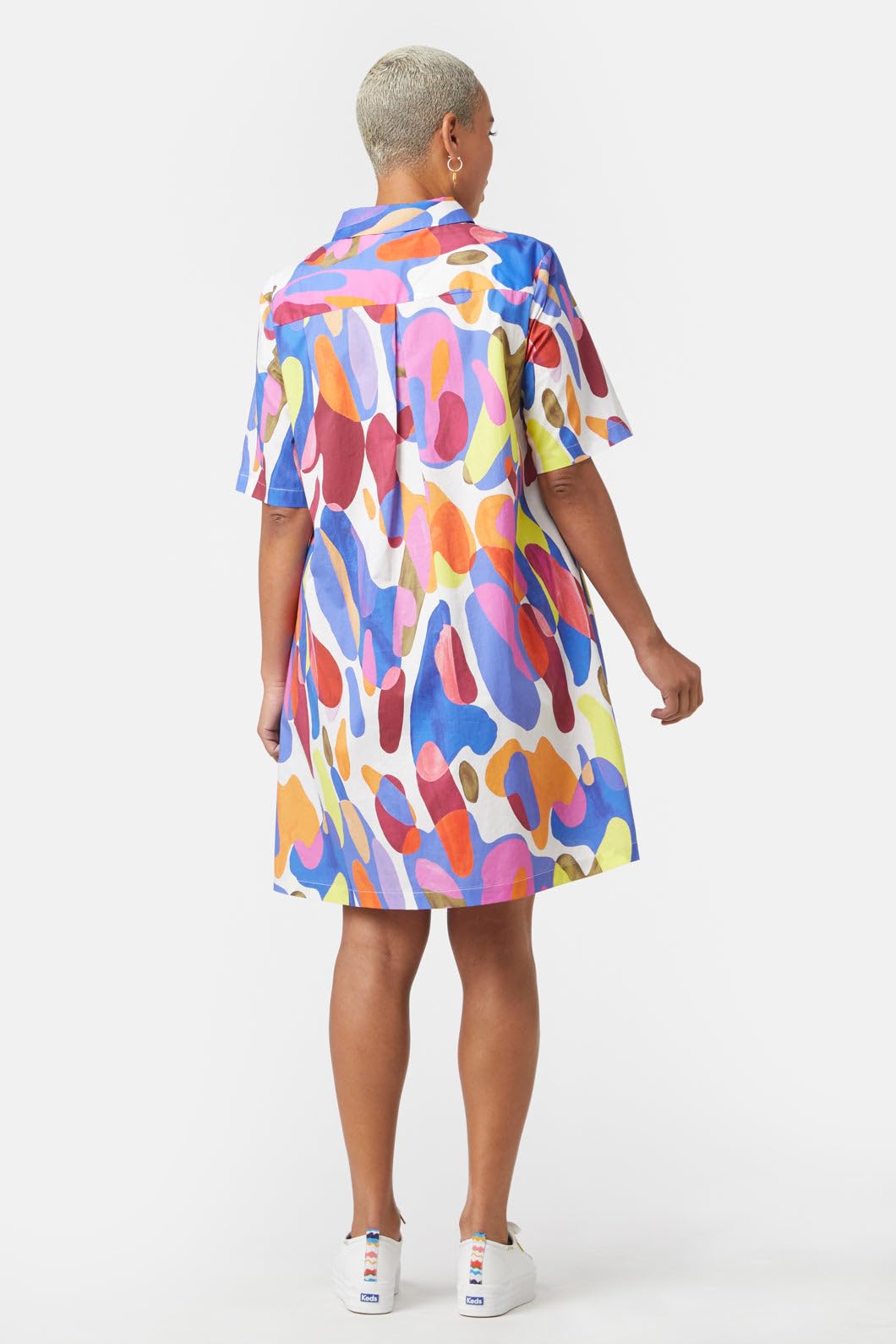 Attire Empire Women Abstract Printed Multi-Color Long Shirt