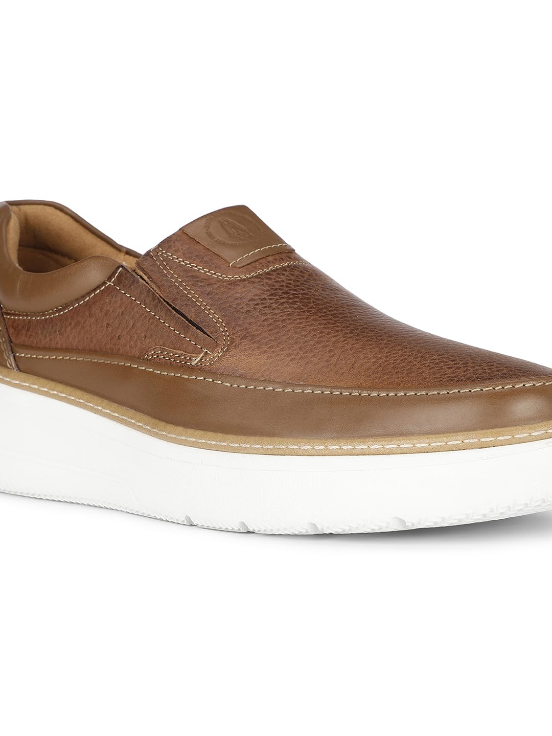 Hush Puppies Mens Slip-On Shoe Edwin Casual Slip On in Brown