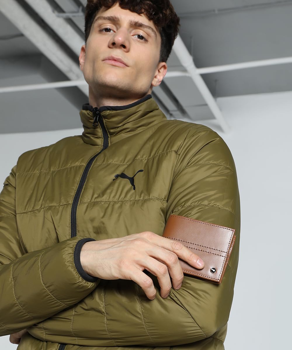 Puma, Unisex-Adult, Script Logo Wallet, Desert Tan, (9216601)