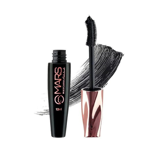 MARS Fabulash Volumizing Mascara | Up to 18 Hours Stay | Waterproof with Intense Jet Black Color (12ml) (Black)