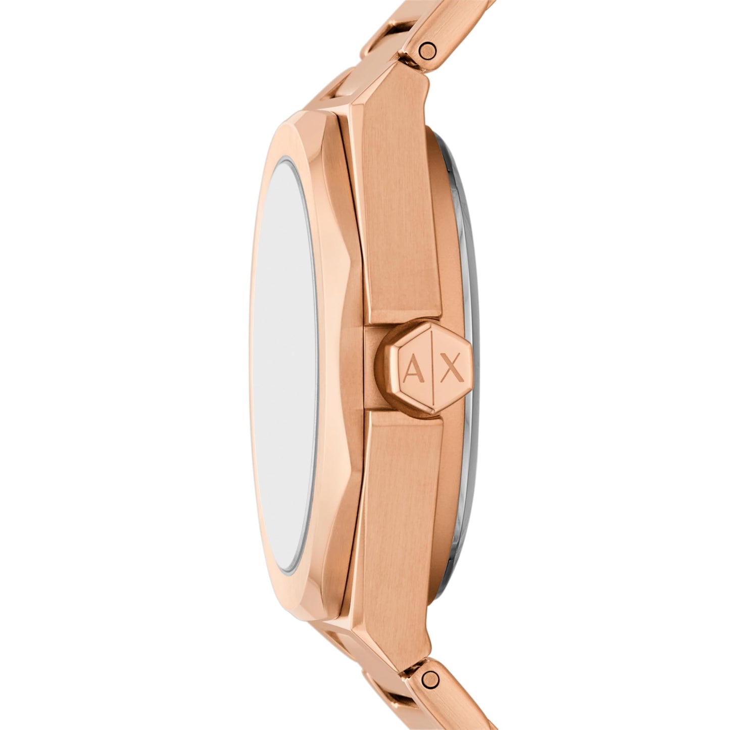 Armani Exchange NA Rose Gold Automatic Stainless Steel Watch AX4619
