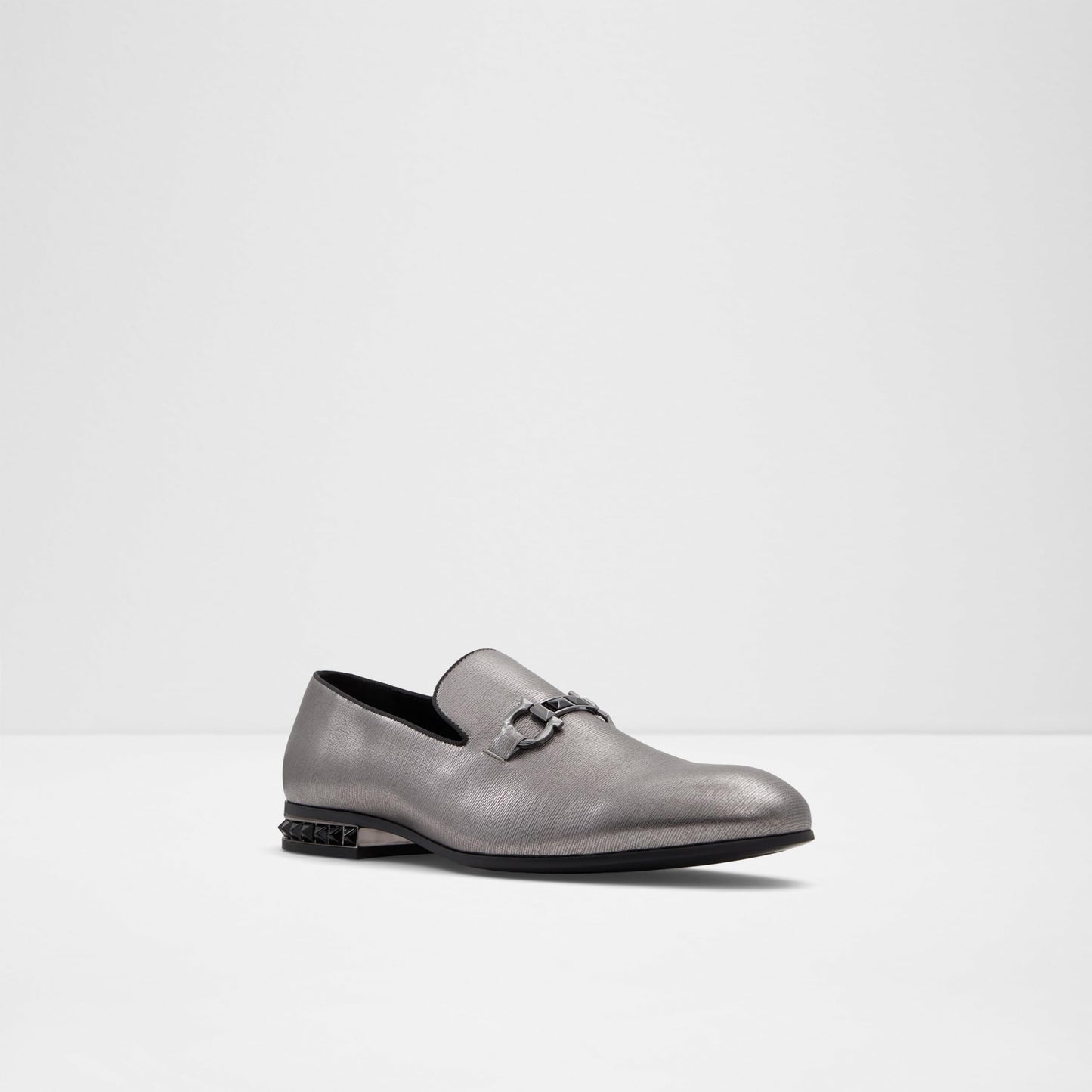 Aldo BOWTIE022008 Men Pewter Loafers