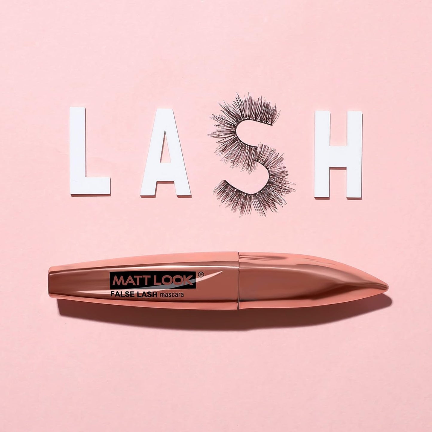 MATT LOOK Eye Makeup Curl & Volume Waterproof False Lash Mascara, Black (12ml)