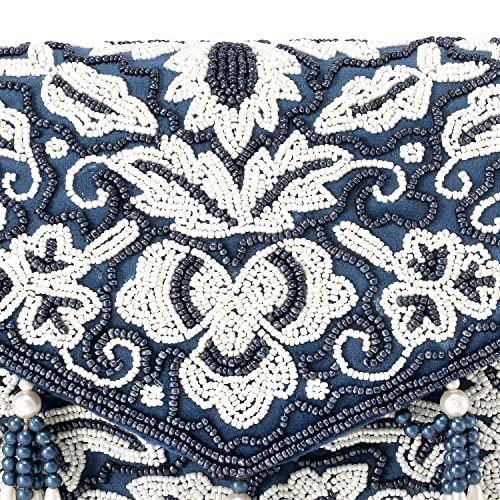 Peora Clutch Purses for Women Wedding Handmade Evening Handbags Party Bridal Clutch (C34B)