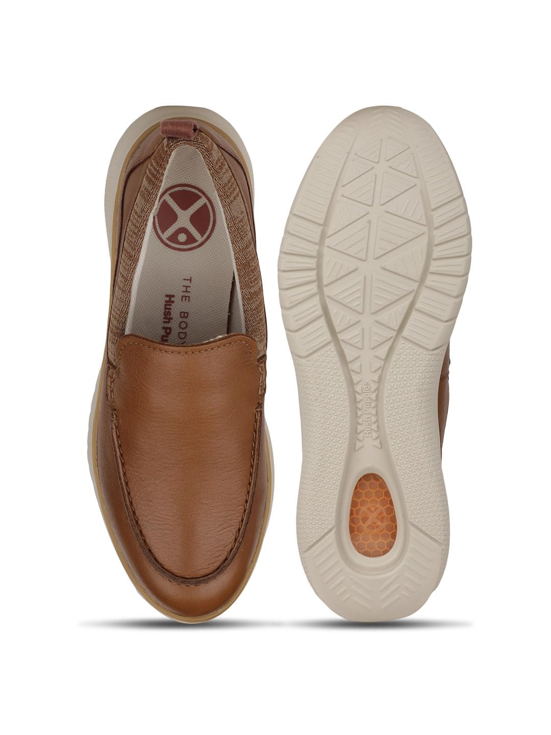 Hush Puppies Women's Casual Loafers – Stylish, Comfortable, and Breathable TAN