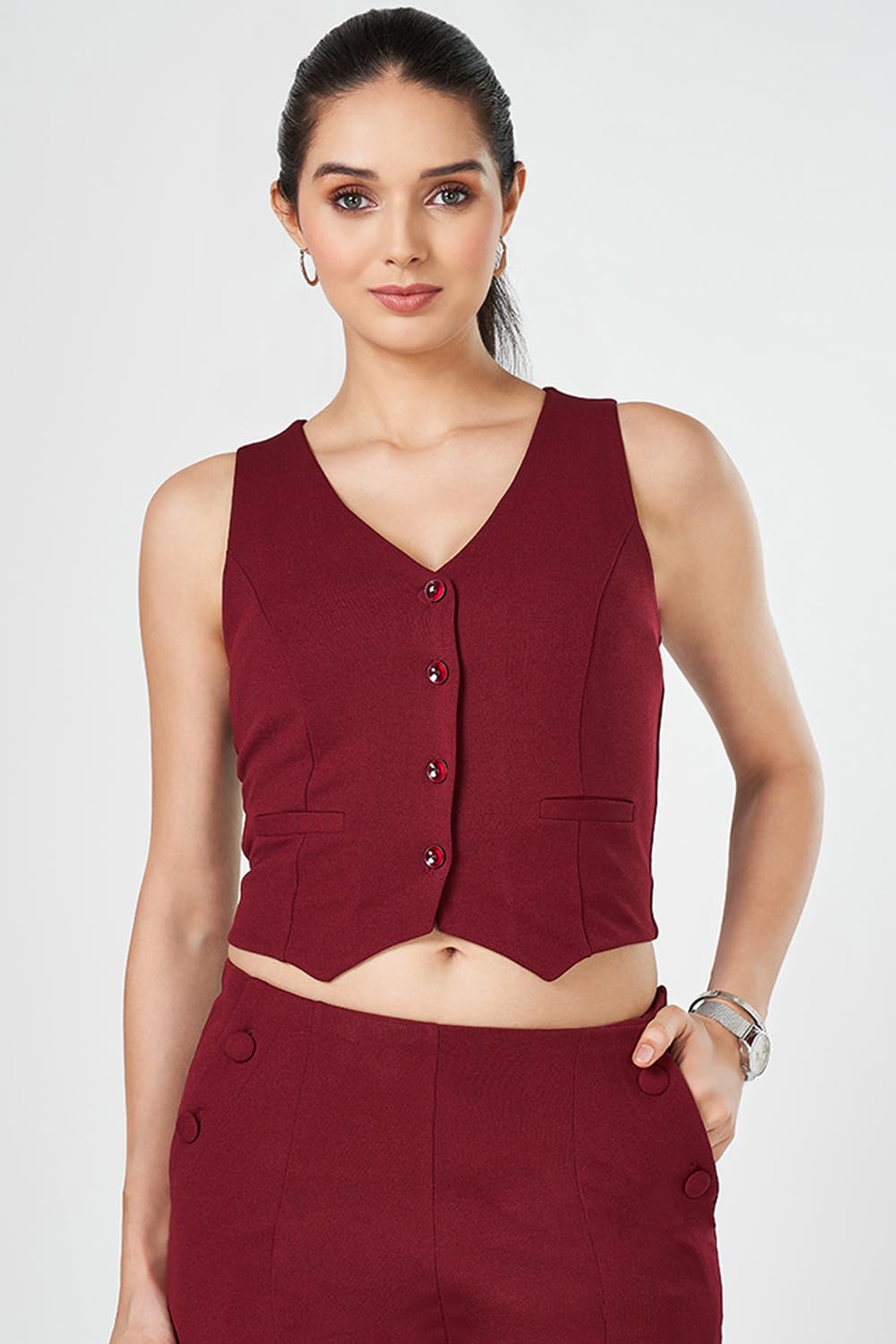 Annabelle by Pantaloons Women's Waistcoat