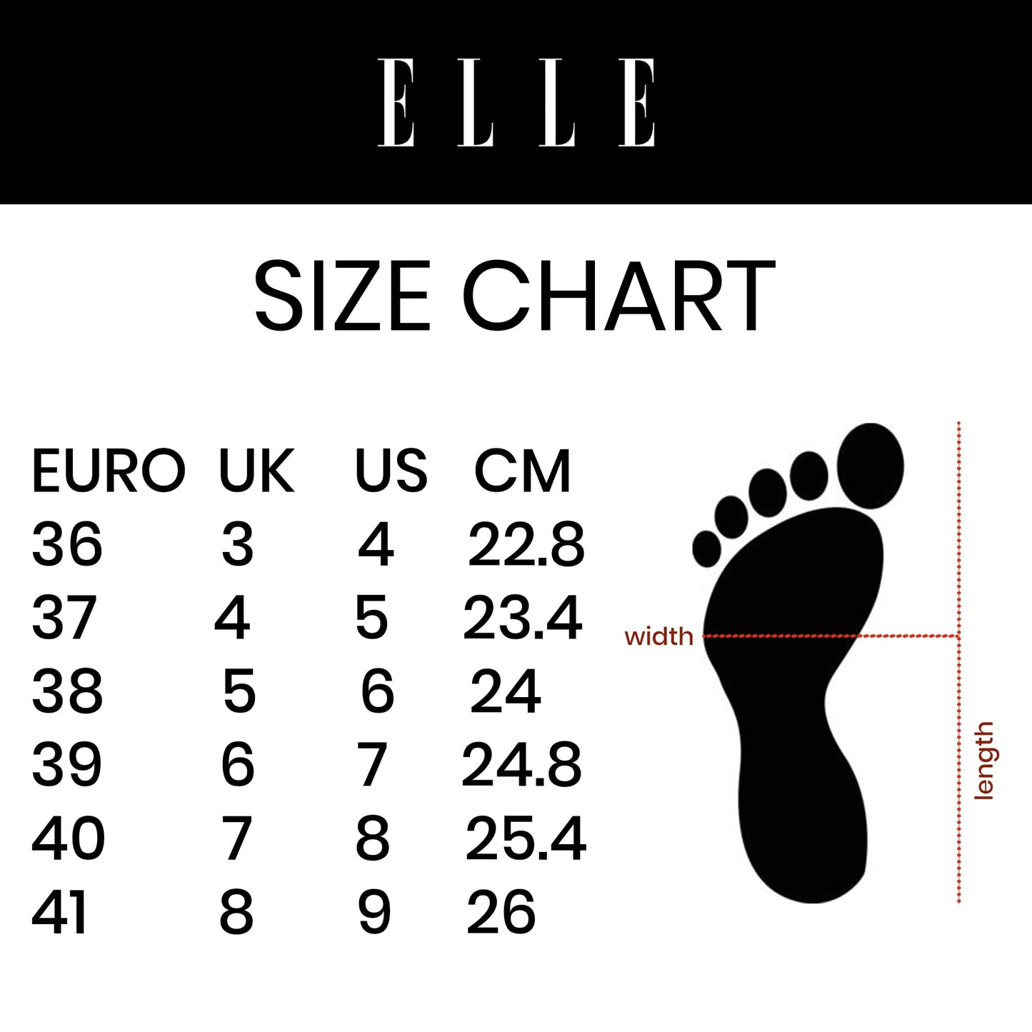 Elle Women Shoes, Red, UK-3