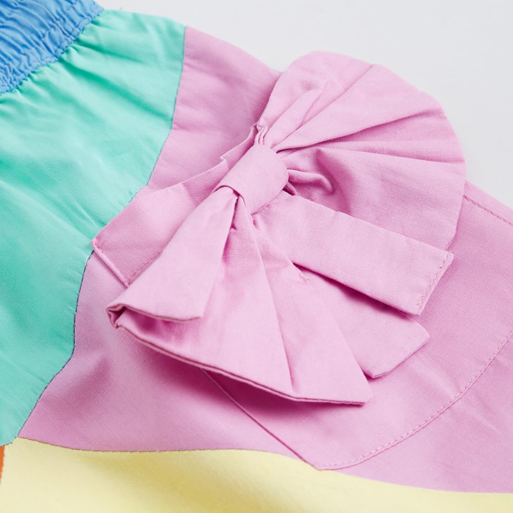 Hopscotch Girls Color-Block Print Regular Multi Skirt