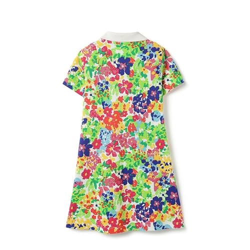 United Colors of Benetton Regular Fit Johny Collar Floral Polo Dress