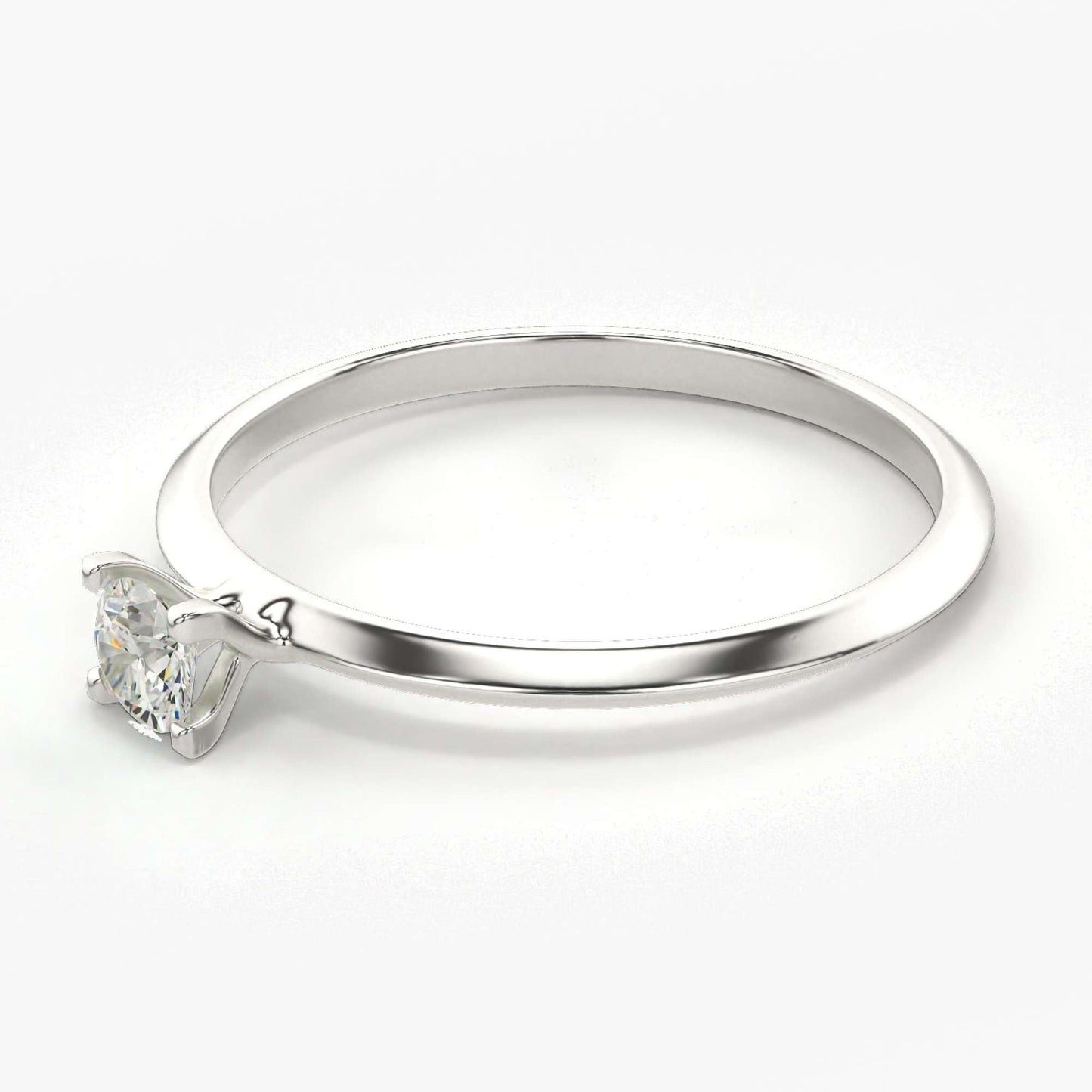 VALANOVA Sterling Silver & Certified Lab Grown Diamond 0.17cts | Ring For Women/Girls | Stylish & Elegant | VGR0355 | Ring Size: 12