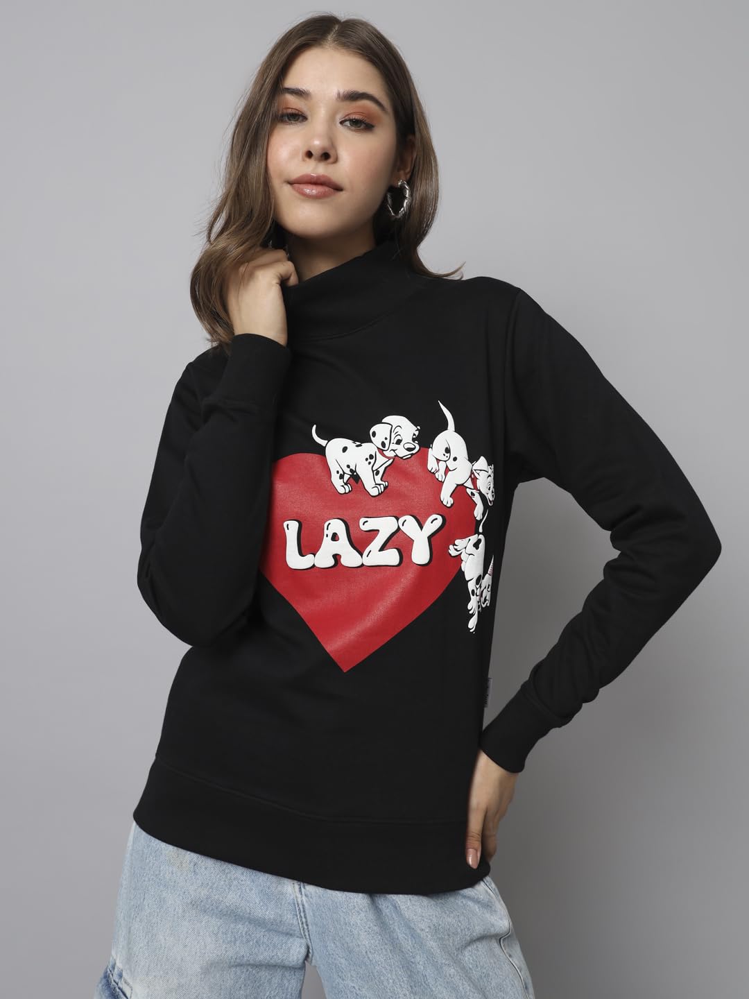 THE DRY STATE Colourblocked Casual Round Neck Full Sleeves Women Multicolor Pullover Sweater (L, Black 2)