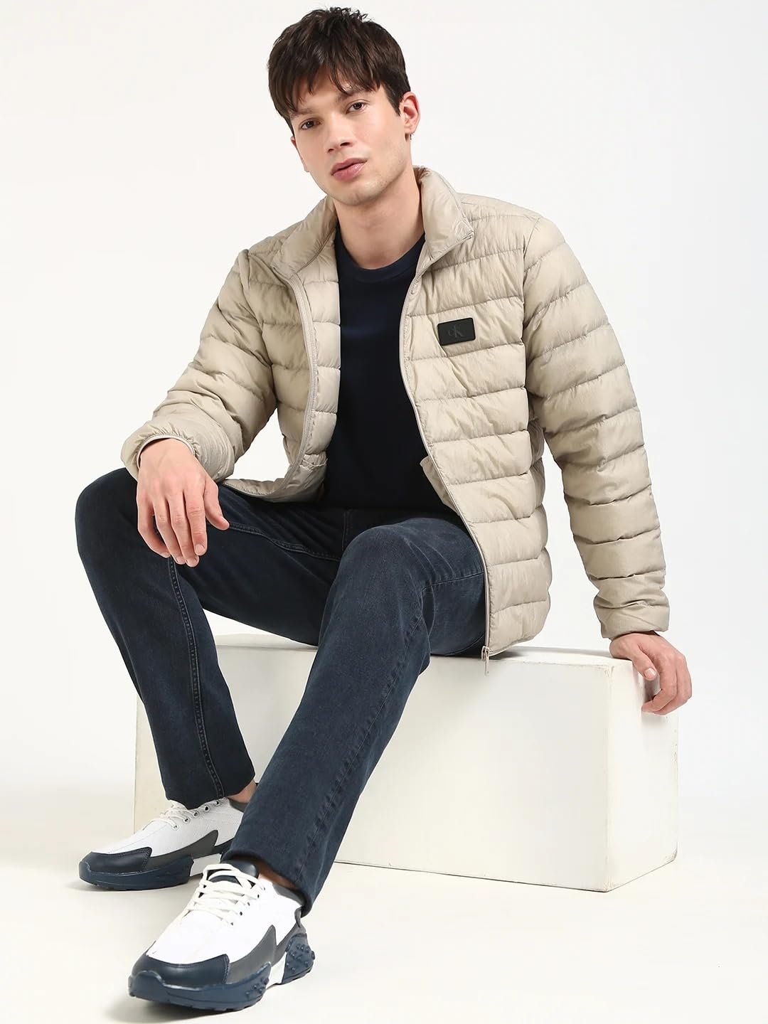 Calvin Klein Jeans Quilted Regular Fit Nylon Jacket