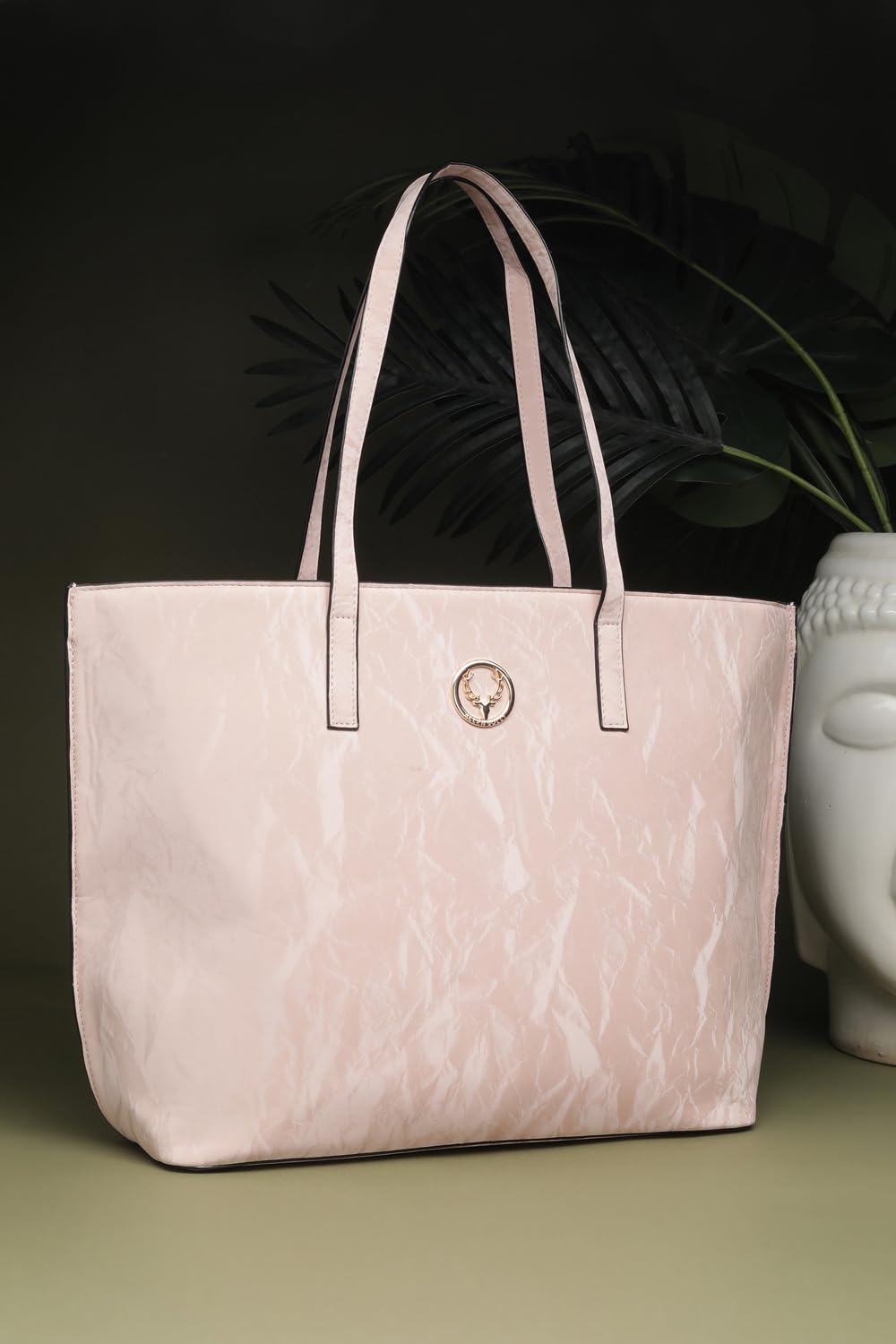 Women Pink Casual Handbag