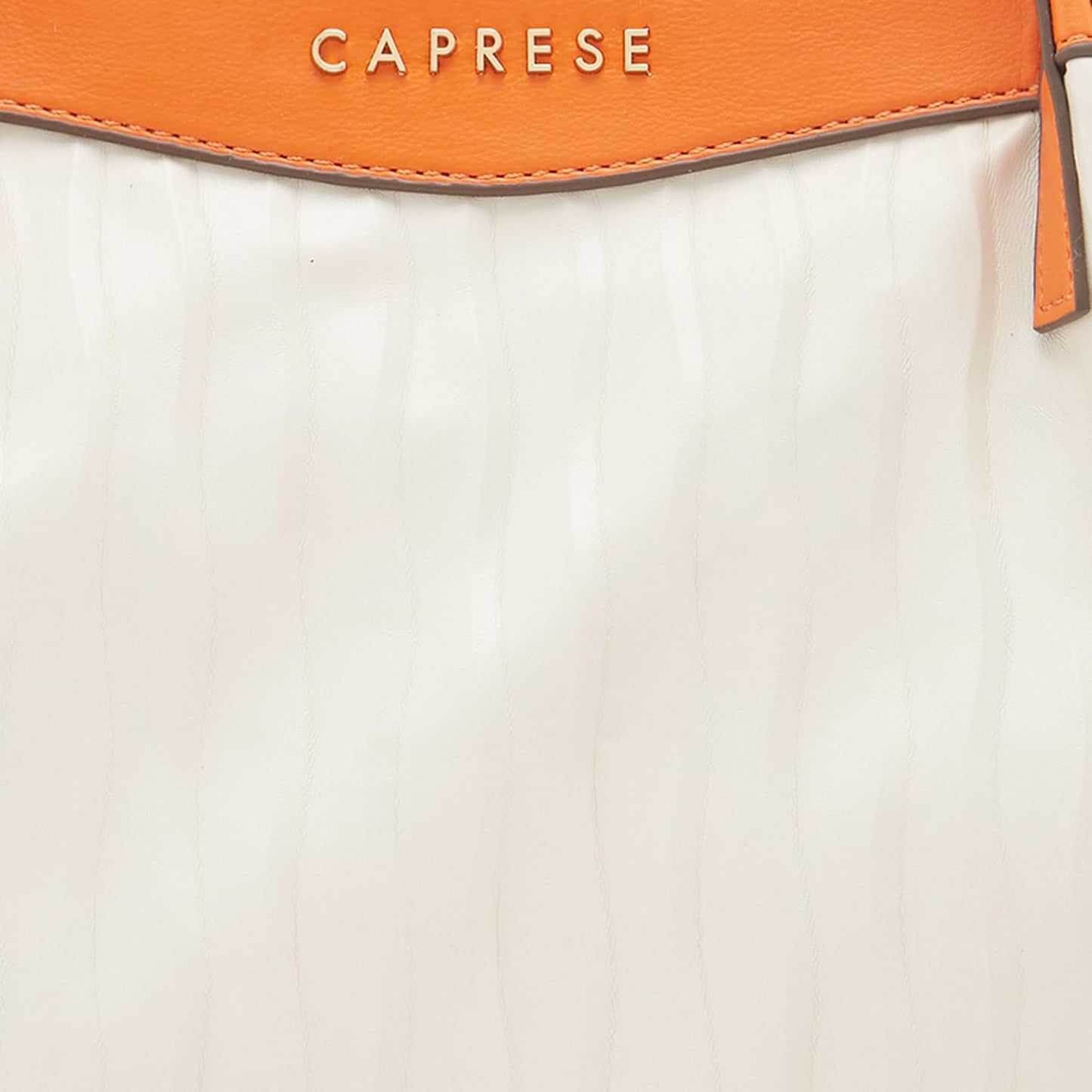 Caprese Shyla Satchel, Cream-Large | Sleek Solid Designed Shoulder Bag for Women with Adjustable Sling Strap | Spacious Compartments | Perfect for Casual/Party & Daily Use