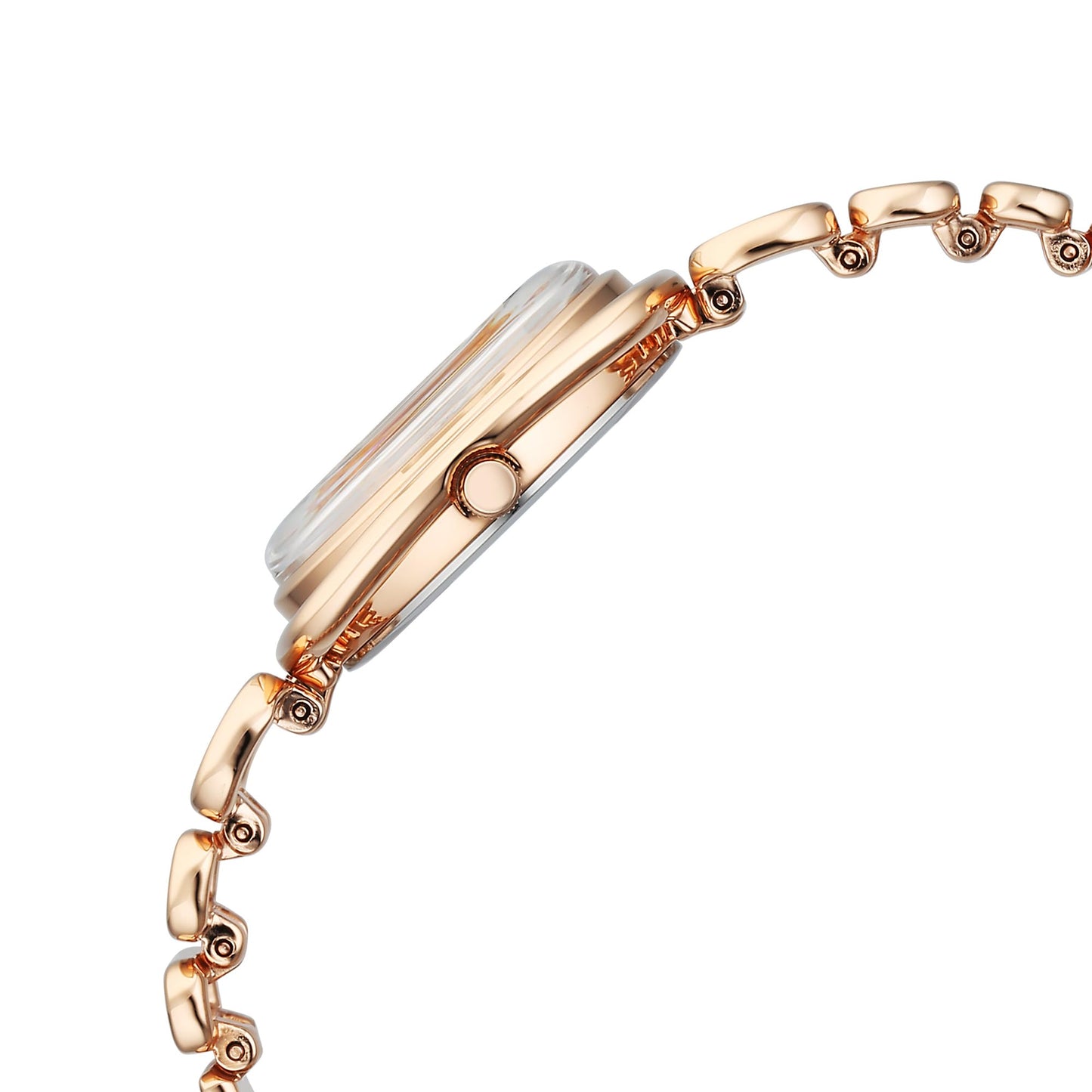 Titan Raga Memoirs Quartz Analog Mother of Pearl Dial with Rose Gold Color Metal Strap Watch for Women/NT95256WM01