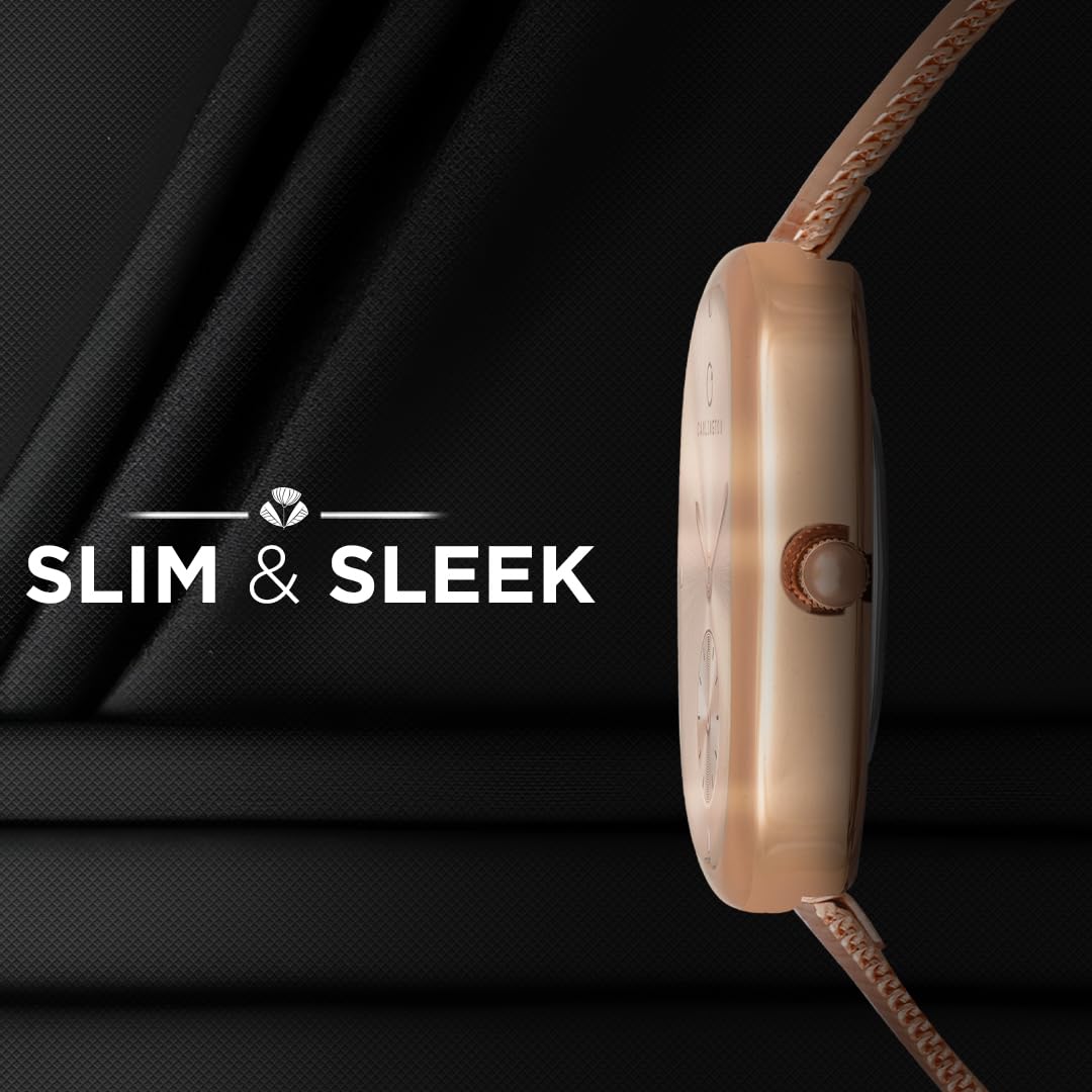 Carlington Iconic 2048 Analog Watches for Women with Premium mesh Strap, Scratch-Resistant Dial, and Water-Resistant Body – Elegant Watches for Women and Girls