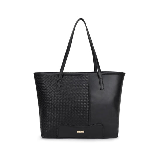 Fastrack faux Leather Tote for Womens, Ladies and Girls | Luxurious Pebbled Finish | Trendy and Stylish Tote Bag