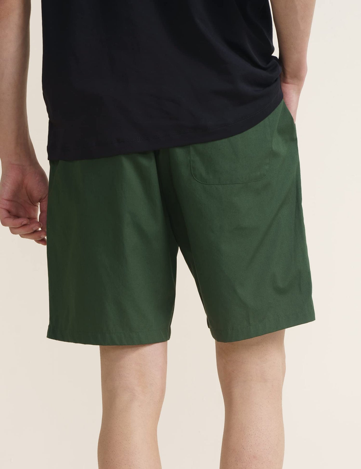 DAMENSCH Statement Ultra-light Casual Lounge Shorts-Pack of 1-Forest Green-Large