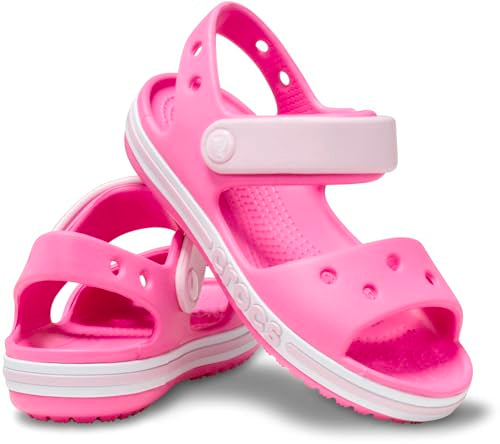 Crocs Unisex Child Bayaband Sandal Electric Pink/Electric Pink 10 Kids