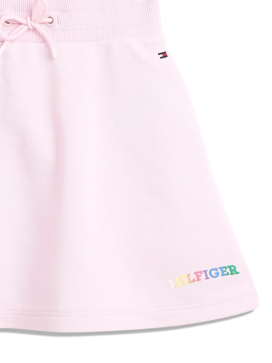 Tommy Hilfiger Girls Solid Regular-Fit Cotton Skirt