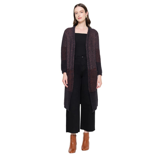 Madame Women Solid Onion Sweater