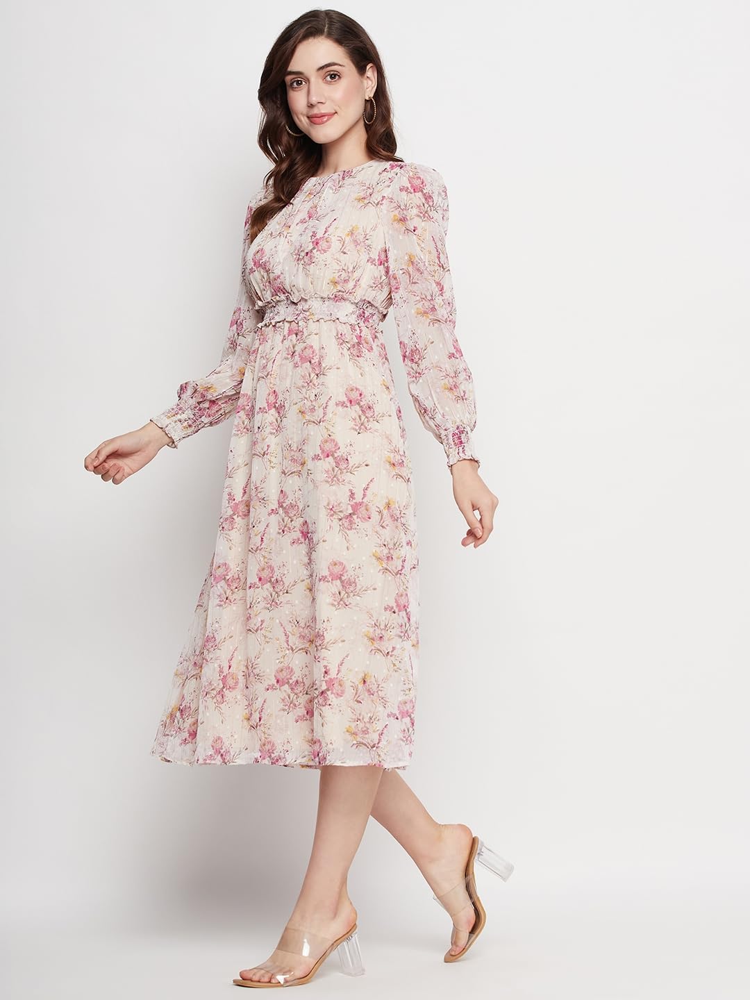 Madame Beige Dress for Women