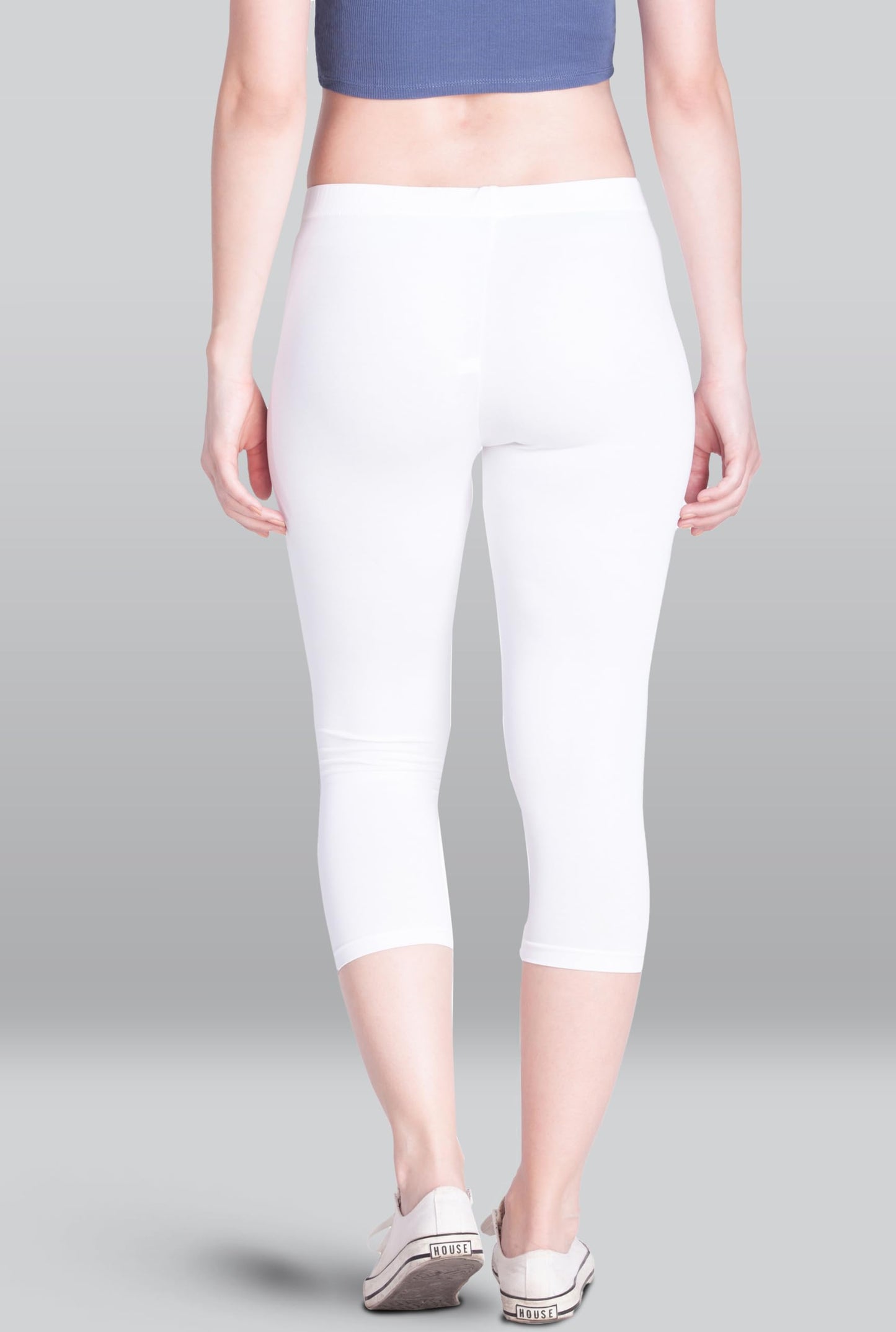 Lyra Women Solid Premium Cotton Capri | Mid-Waist | Fashionwear