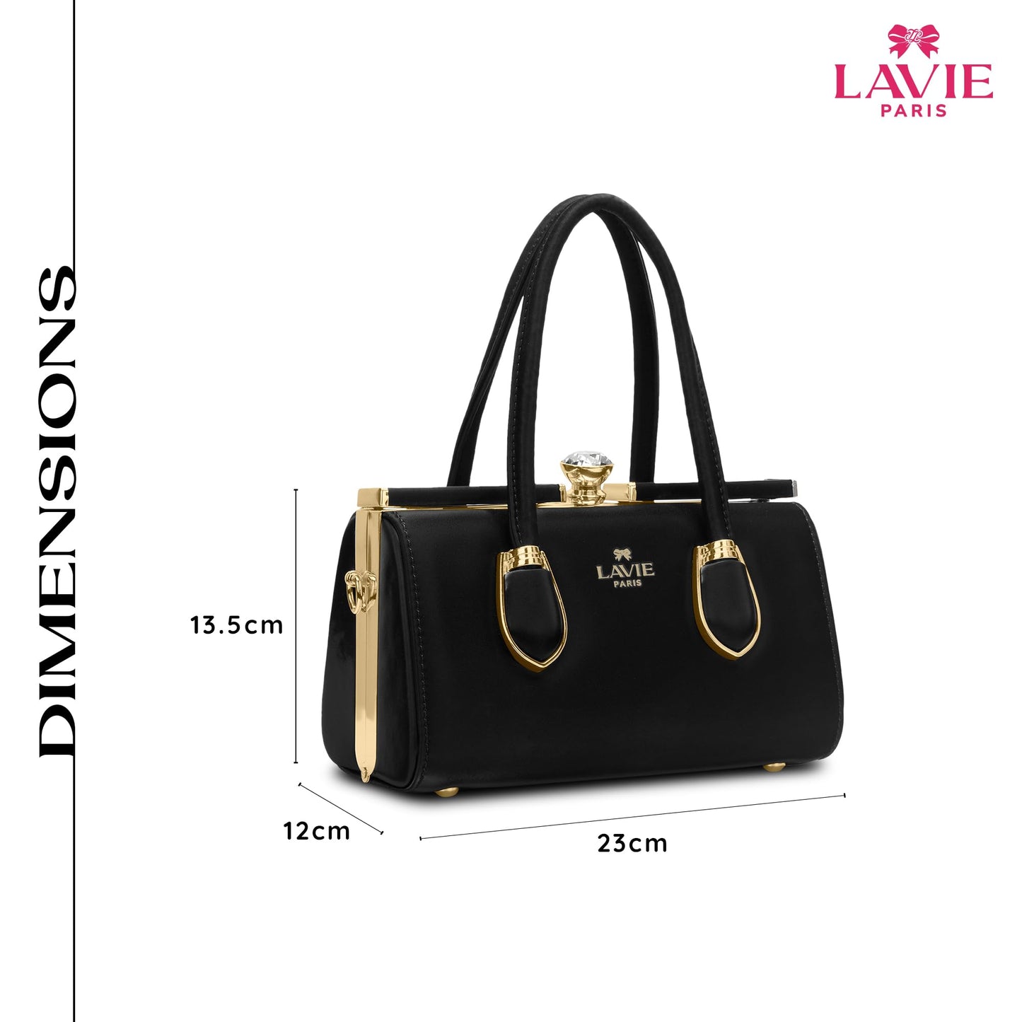 LAVIE PARIS Women's Gazelle Frame Satchel Bag | Satchel Handbag for Work | Ladies Purse | Stylish Shoulder Bag | Gift for Women