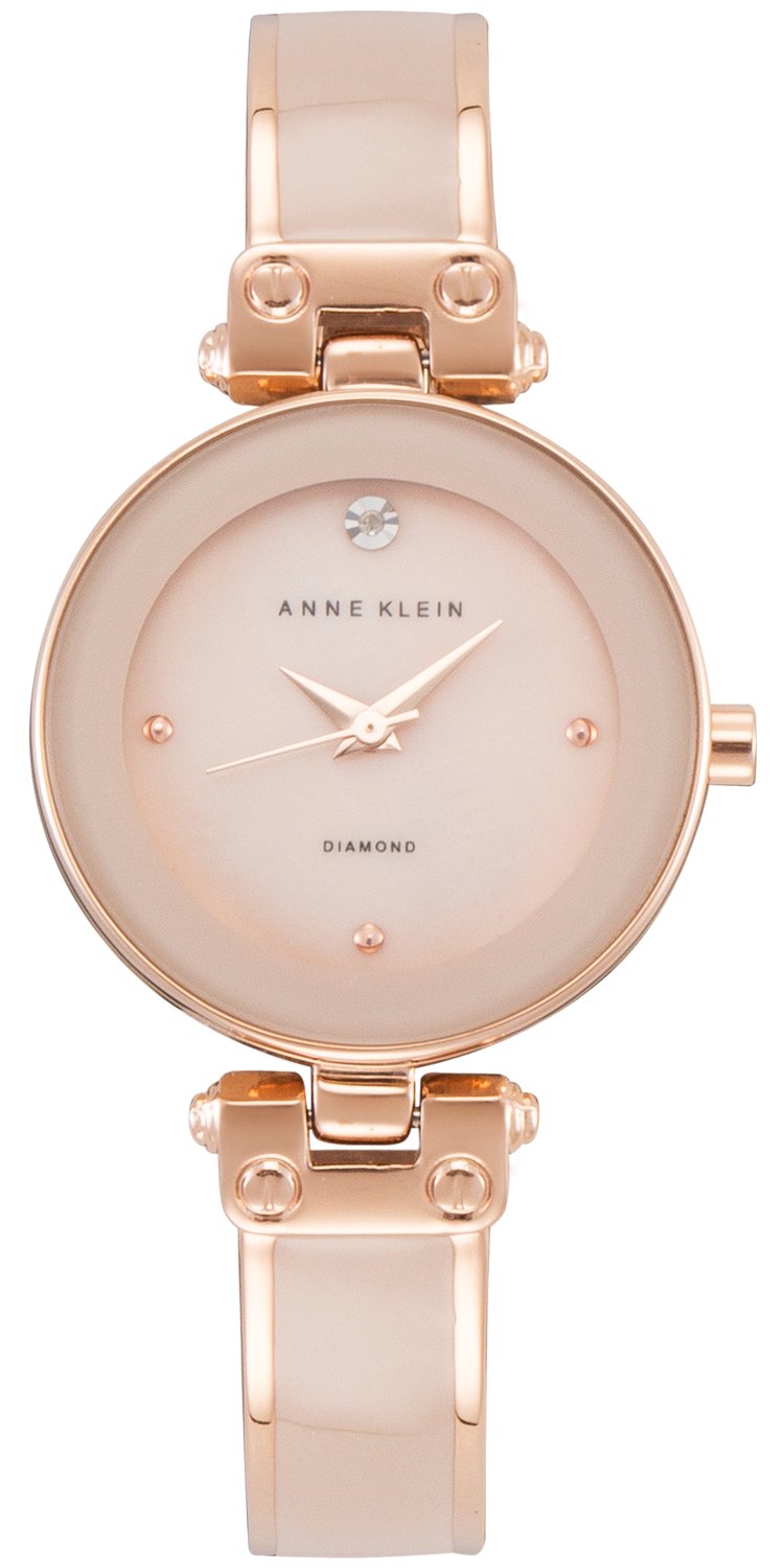 Anne Klein Analog Pink Dial Women's Watch-AK1980BMRGJ/NCAK1980BMRG