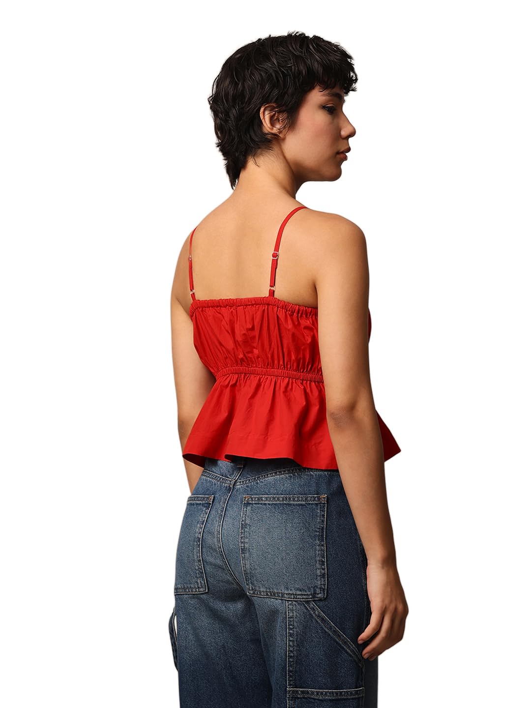 ONLY Women's Regular Fit White Top