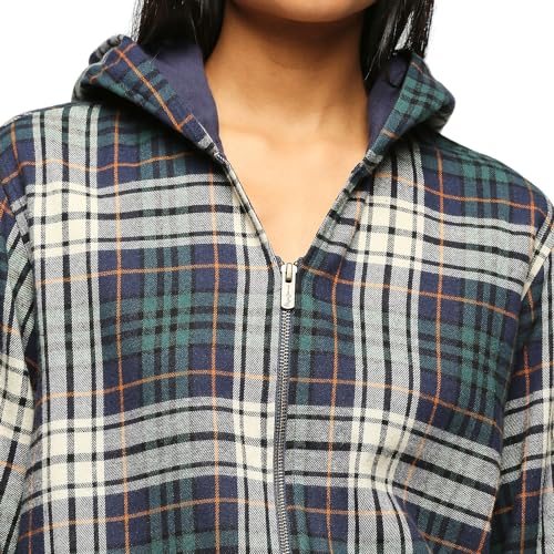 Pepe Jeans Women's Relaxed Fit Shirt (PL304787_Green_Multicolour