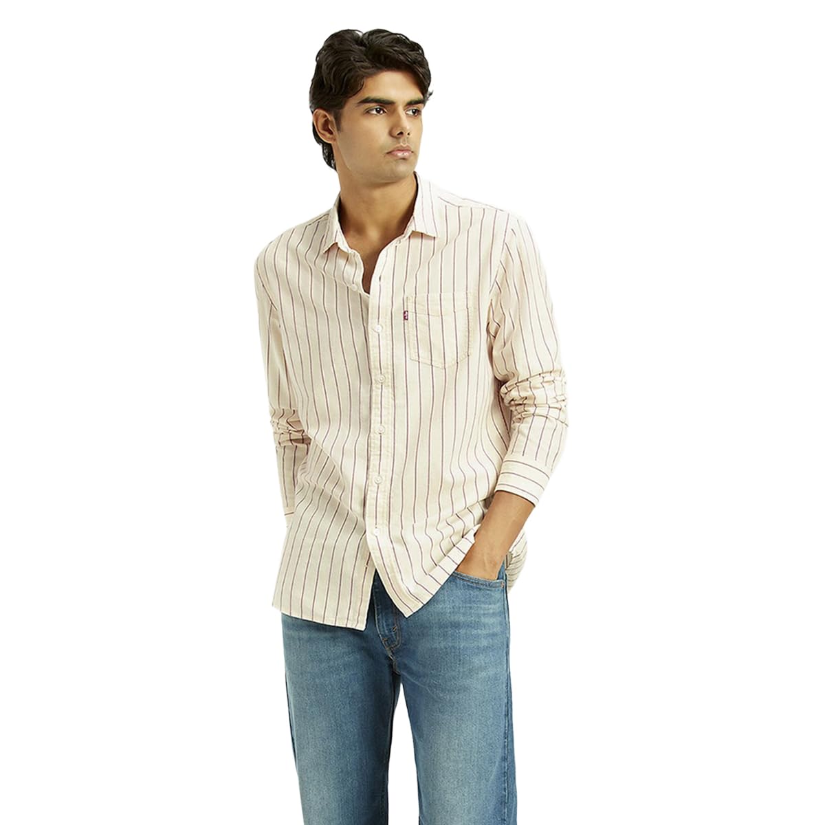 Levi's Men's Slim Fit Shirt (32907-0524_White