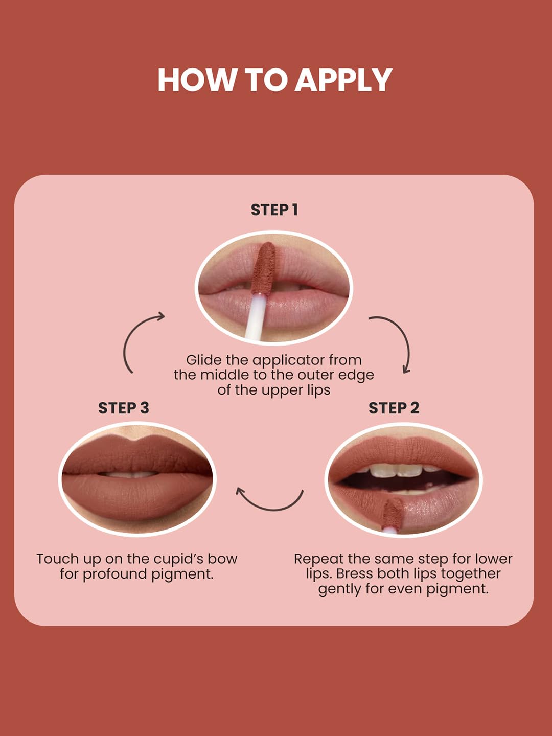 INSIGHT Non Transfer Liquid Lipstick Kit - Nudes (Pack of 3) | Waterproof | Matte Finish | Transfer & Smudge Proof | Lightweight | 12 Hr Wear| Highly Pigmented 12 g