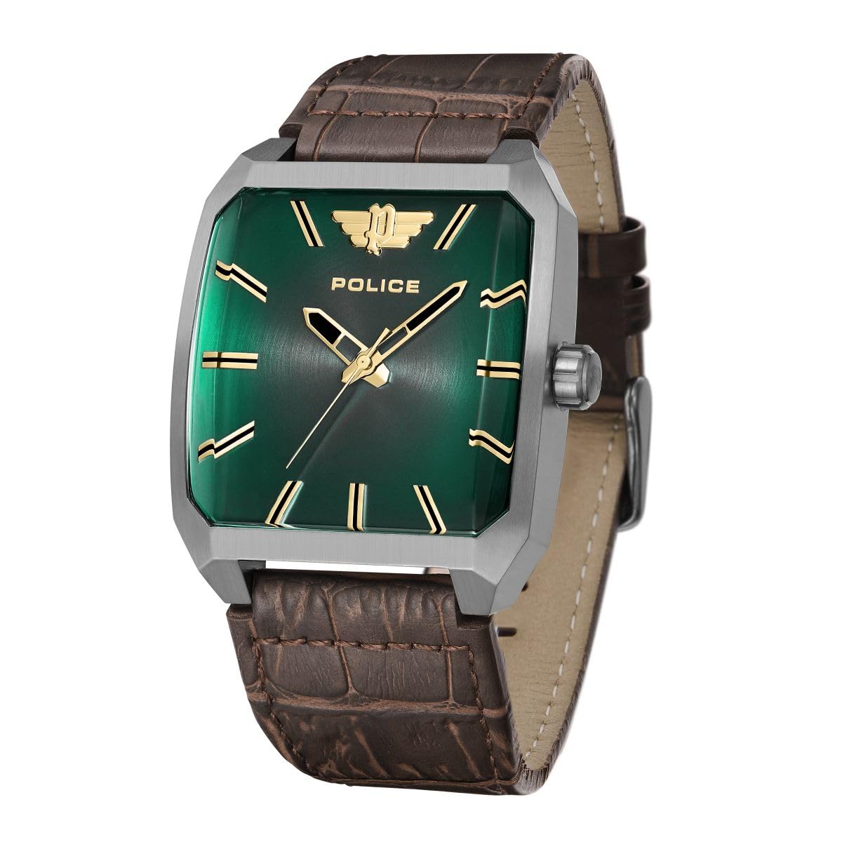 Police Analog Green Dial Men's Casual Watch