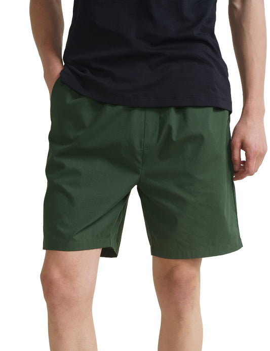 DAMENSCH Statement Ultra-light Casual Lounge Shorts-Pack of 1-Forest Green-Large