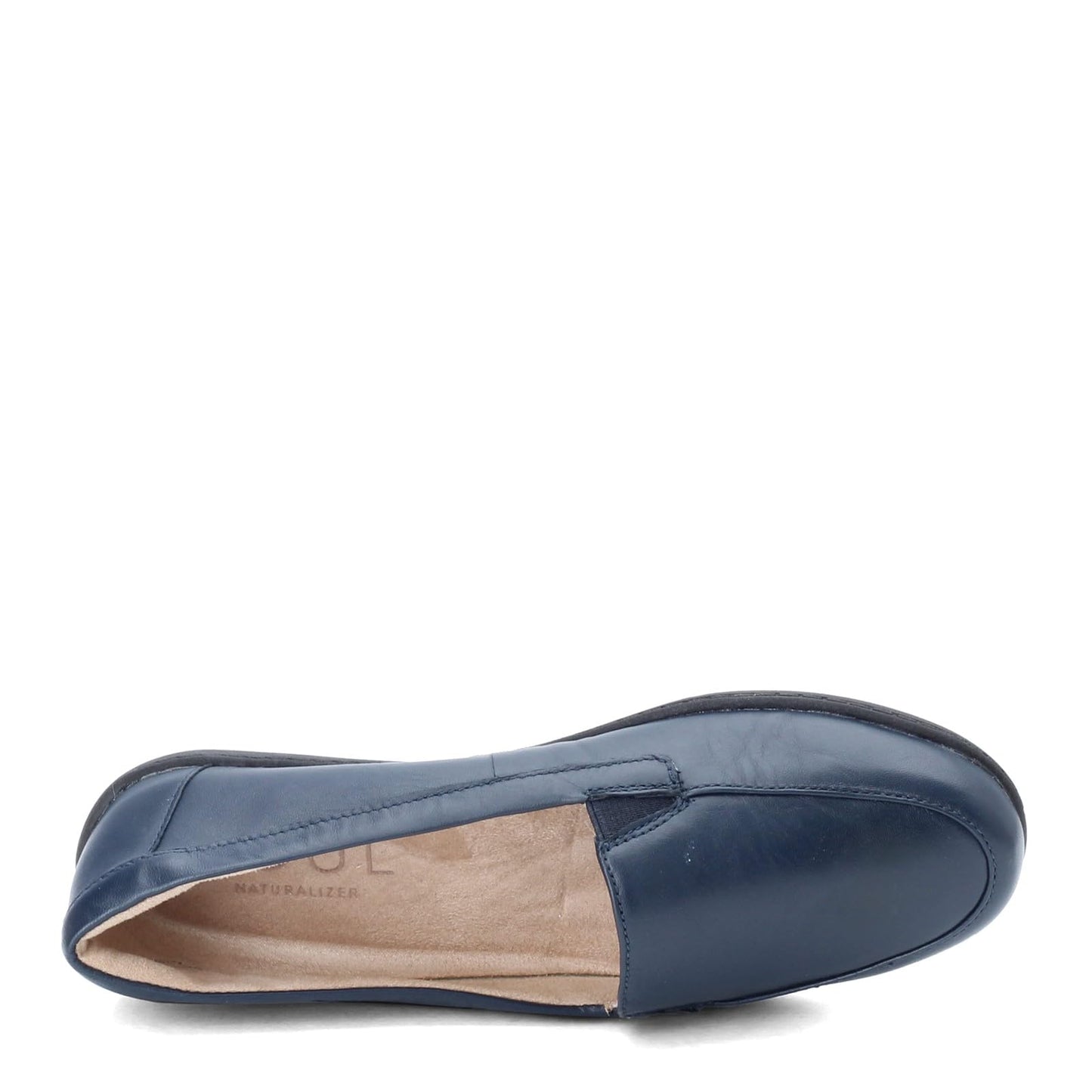 Women's Natural Soul, Kacy Slip-On, Navy Leather, 9 Wide