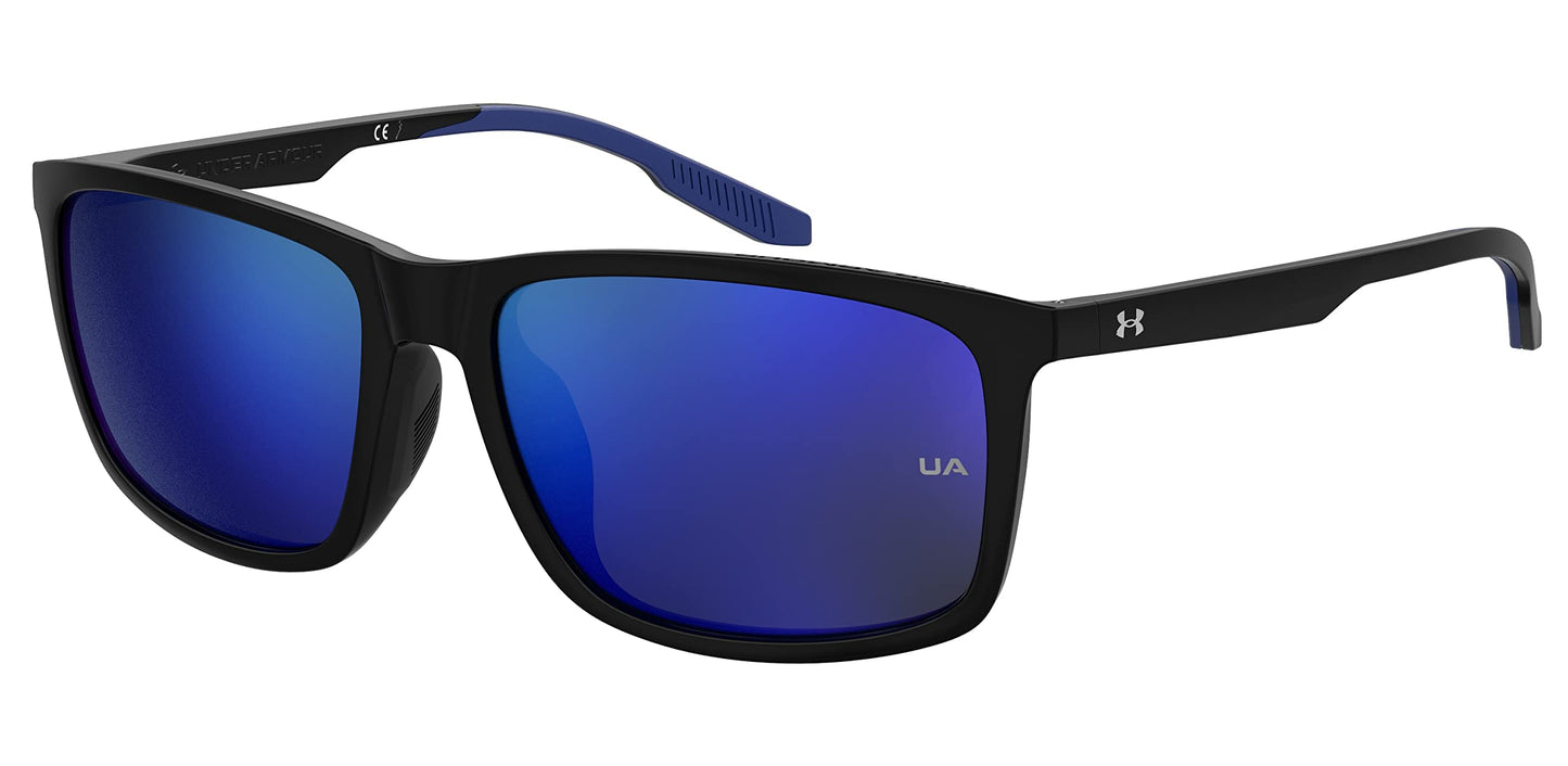 Under Armour Non-Polarized Rectangular Male's Sunglasses-(UA LOUDON D51 58Z0| Black color